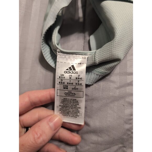 Adidas Mint Green Racerback Sports Bra Women's Size M - Picture 4 of 6